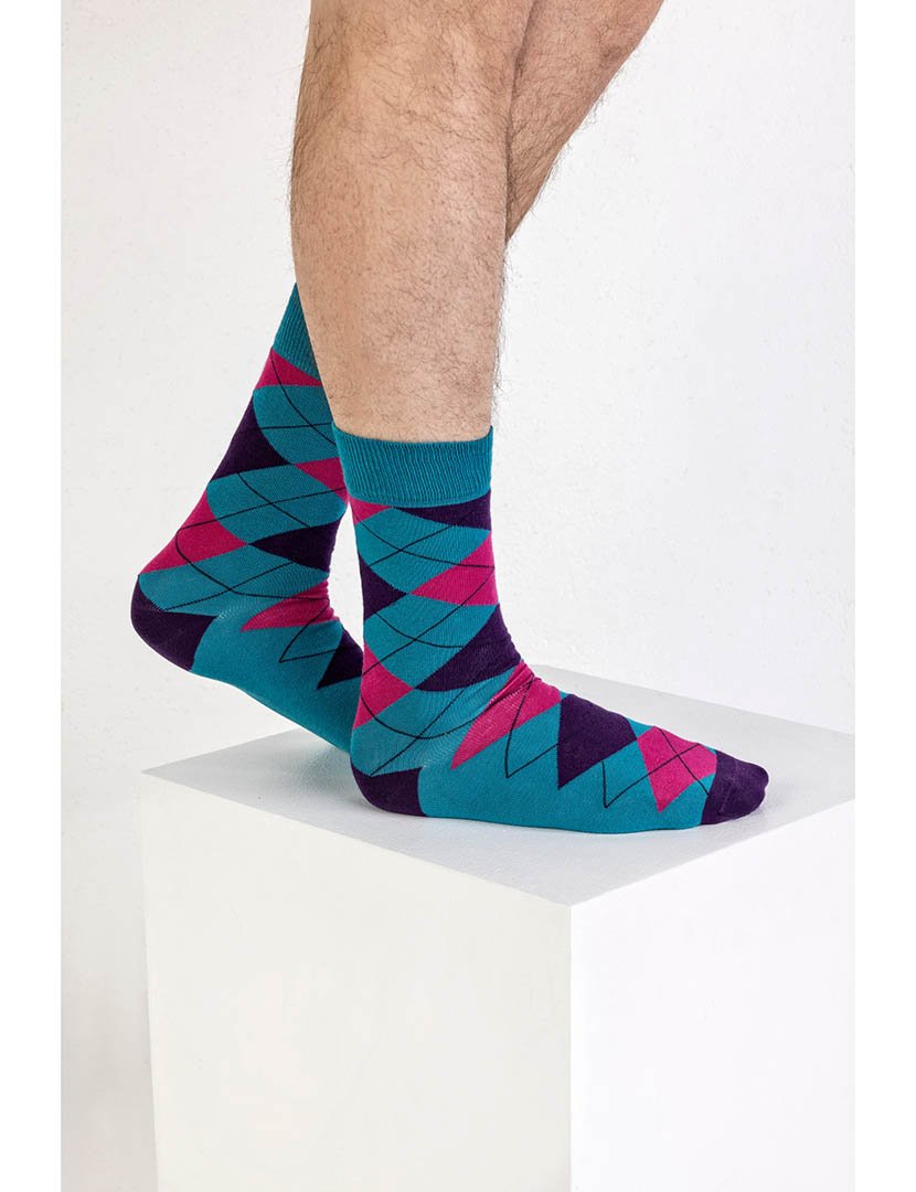 2 Pares de Meias multicoloridos