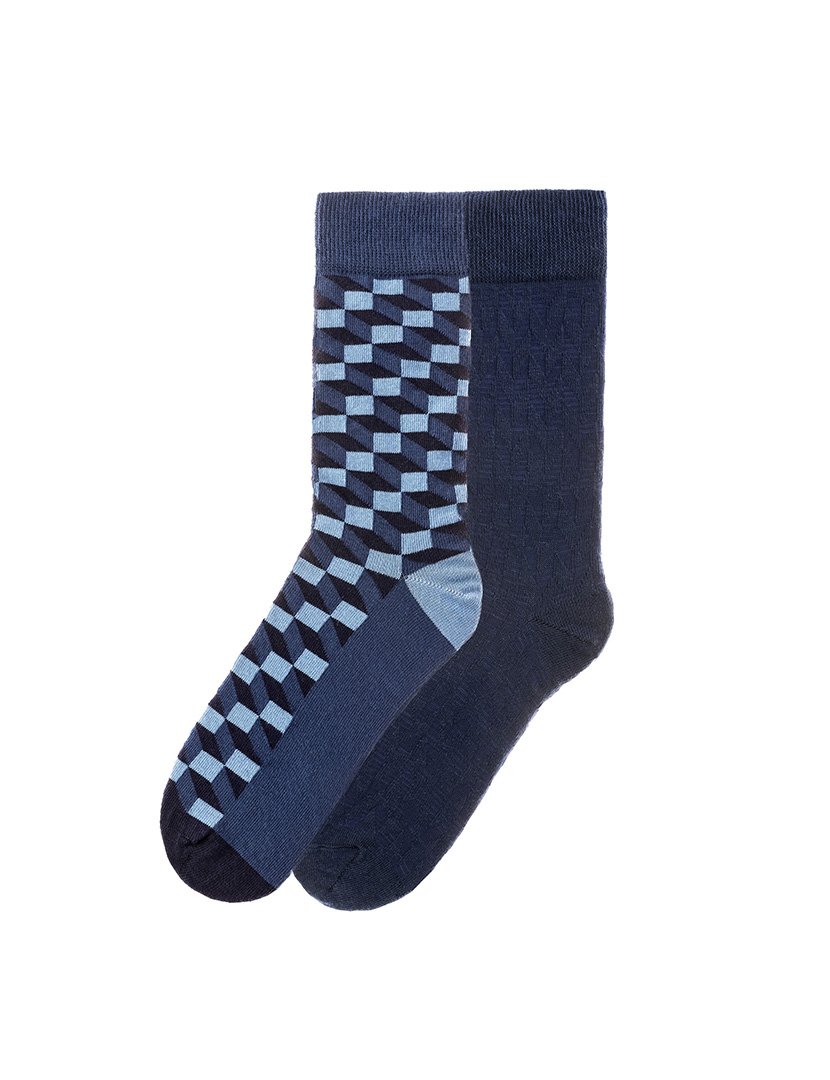 2 Pares de Meias multicoloridos