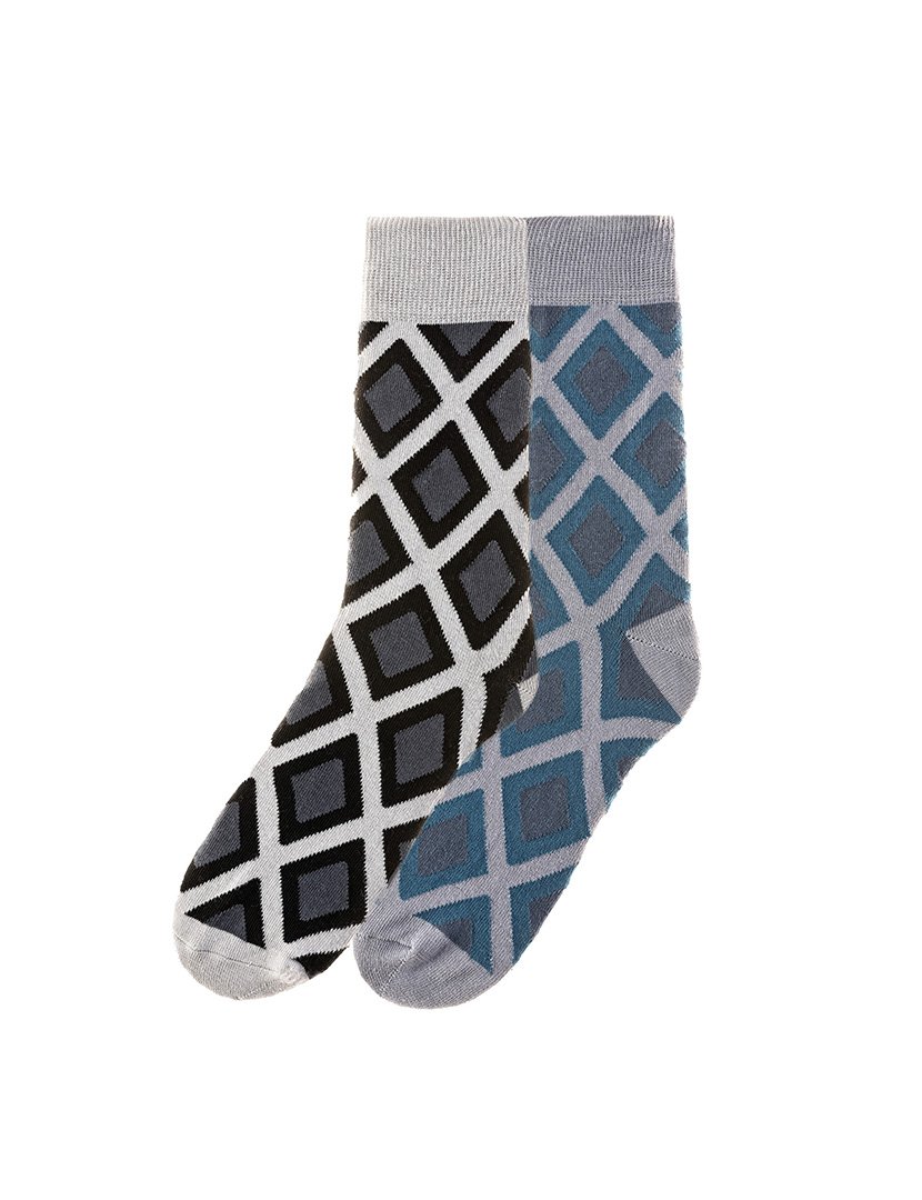 2 Pares de Meias multicoloridos