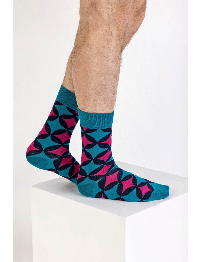 2 Pares de Meias multicoloridos