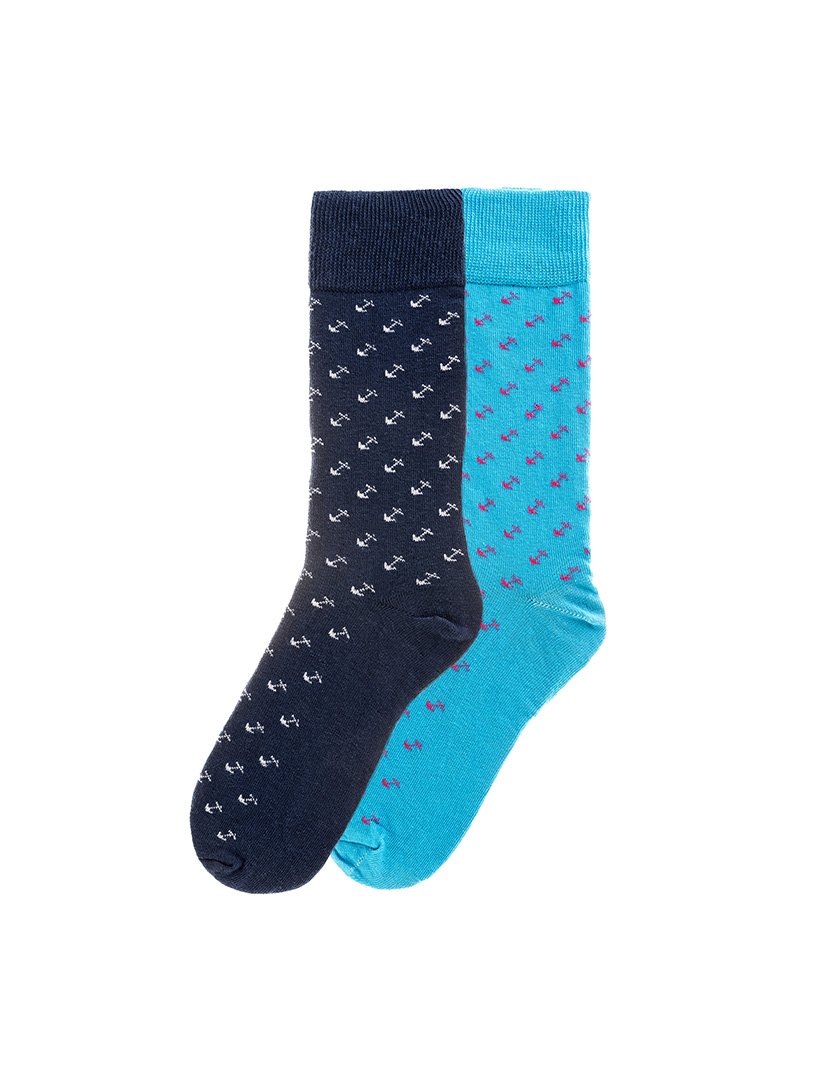 2 Pares de Meias multicoloridos