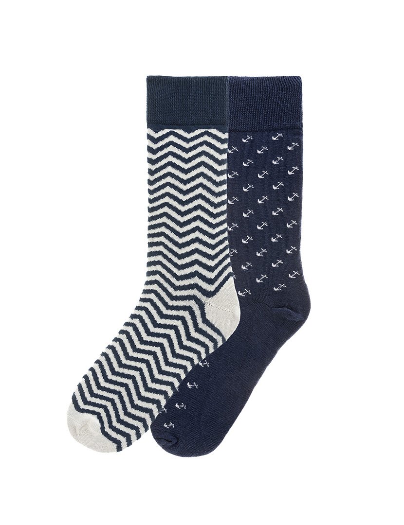 2 Pares de Meias multicoloridos