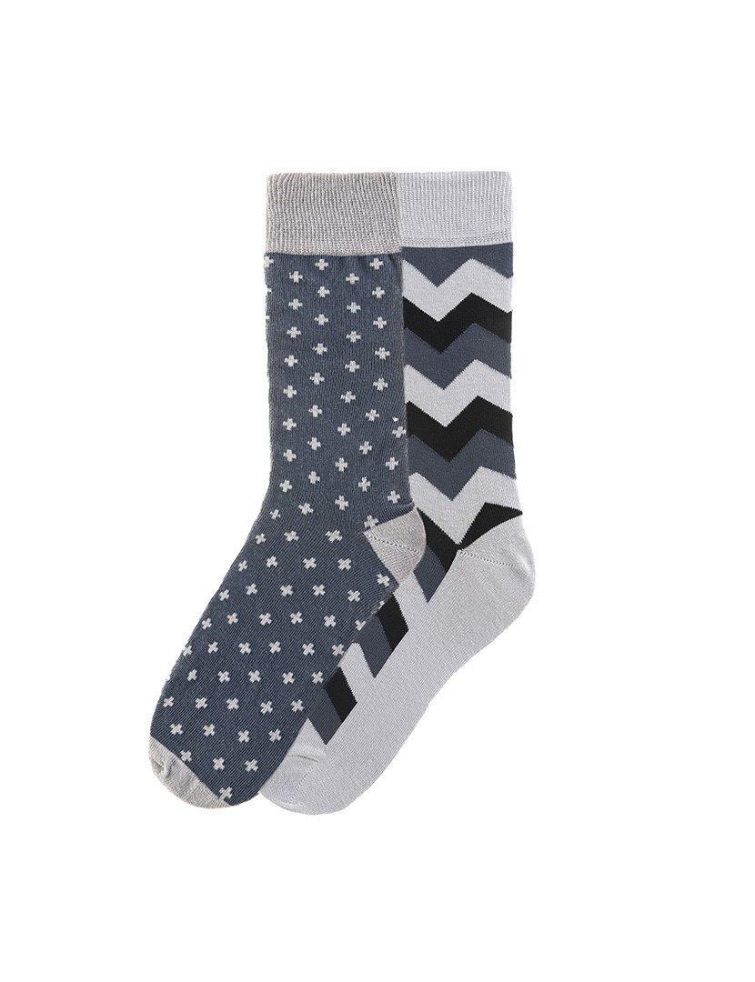 2 Pares de Meias multicoloridos