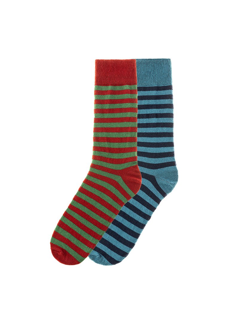 2 Pares de Meias multicoloridos