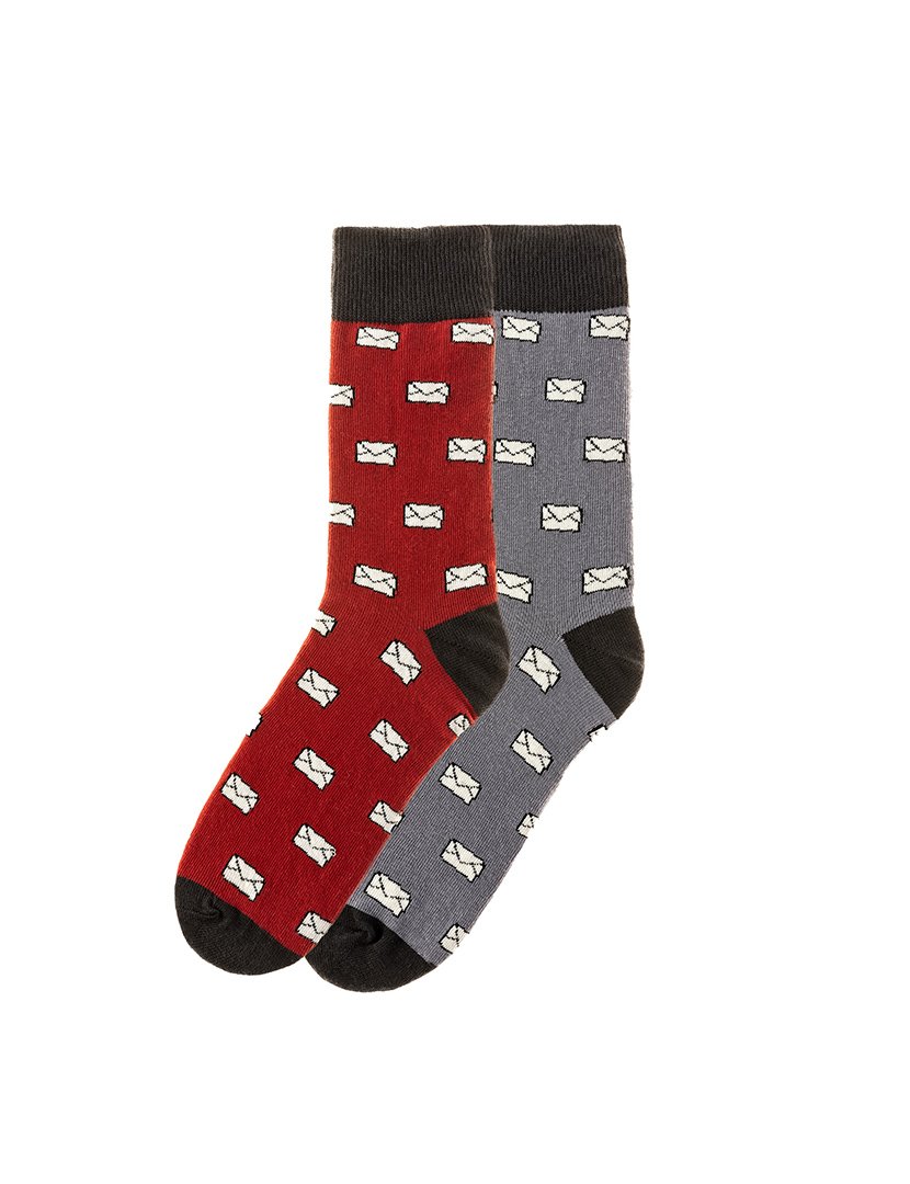 2 Pares de Meias multicoloridos