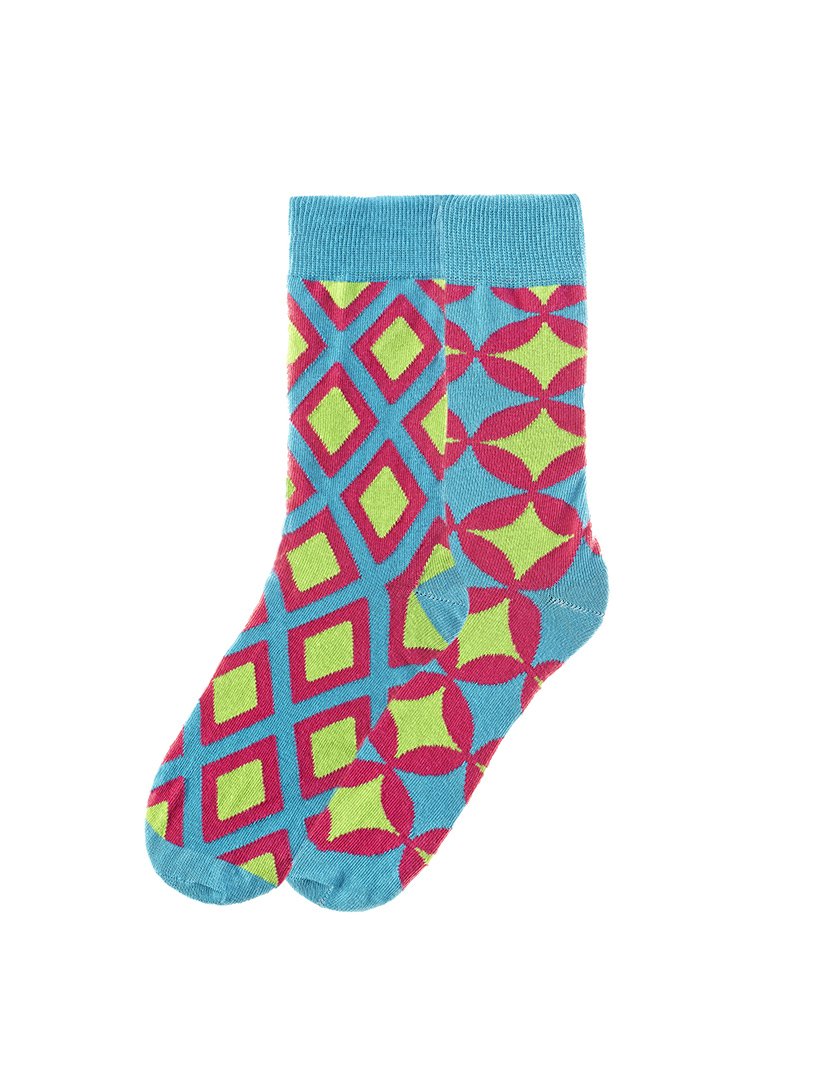 2 Pares de Meias multicoloridos