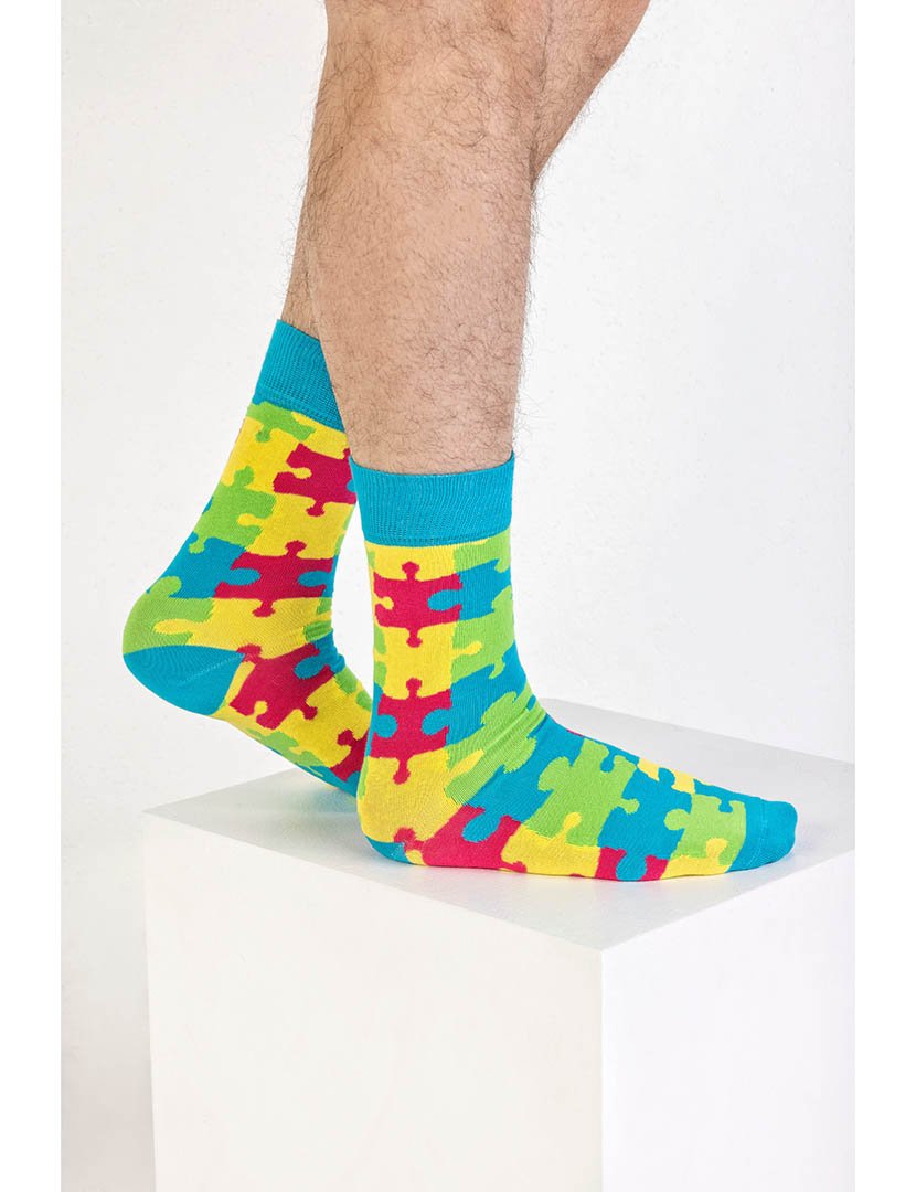 2 Pares de Meias multicoloridos