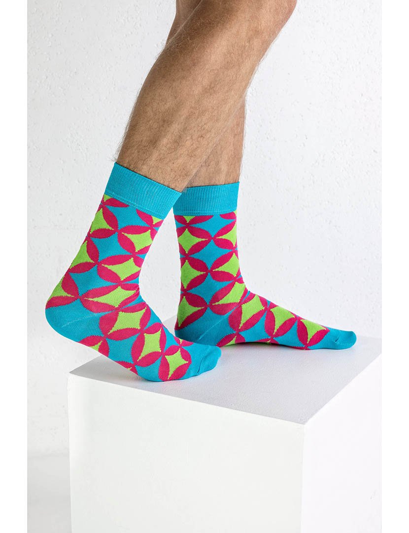 2 Pares de Meias multicoloridos