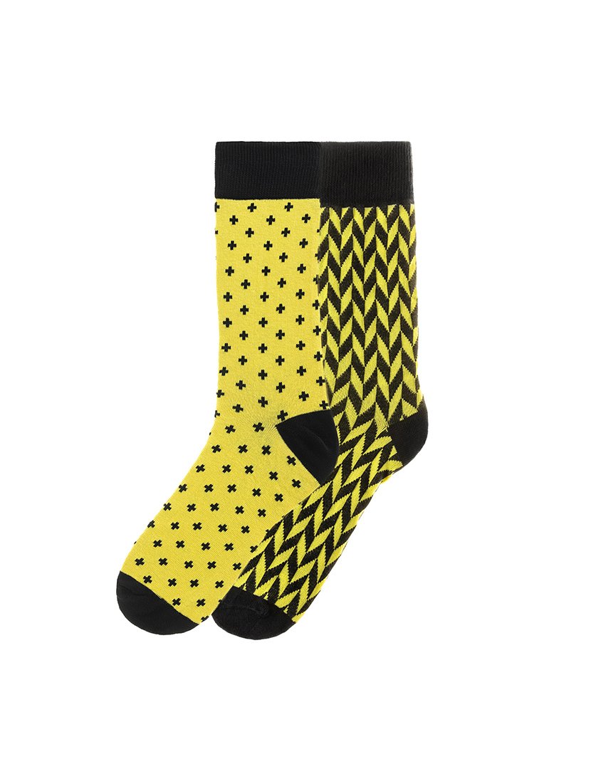 2 Pares de Meias multicoloridos