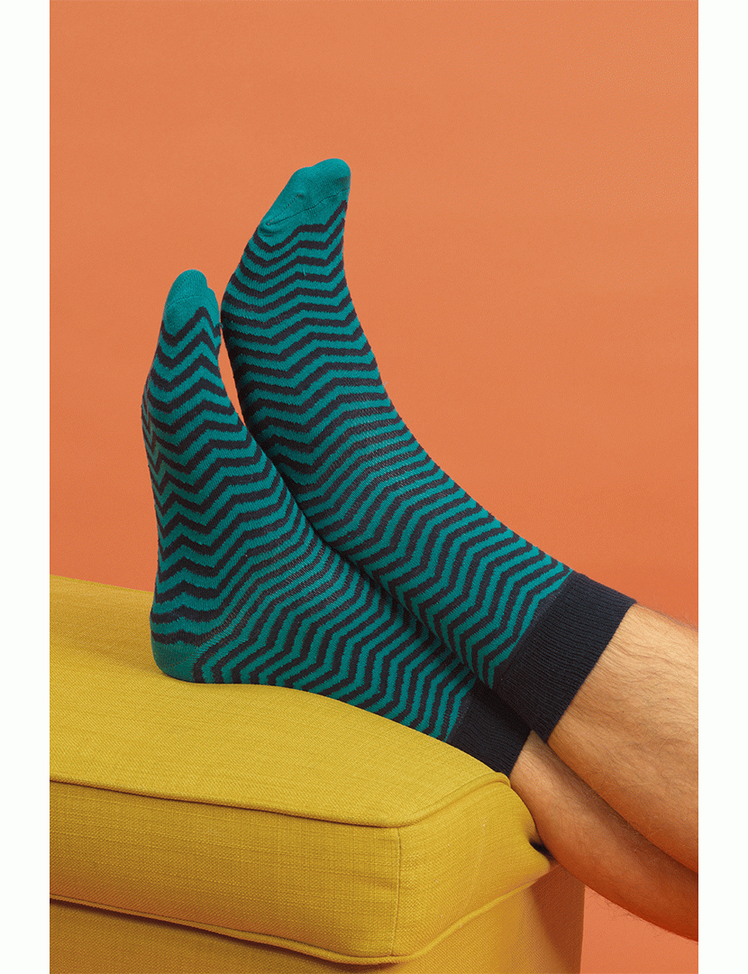 2 Pares de Meias multicoloridos