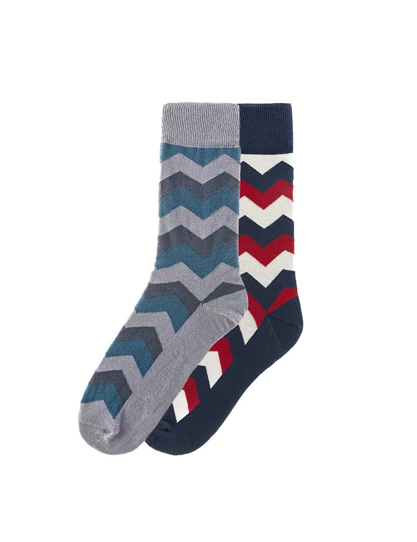 2 Pares de Meias multicoloridos