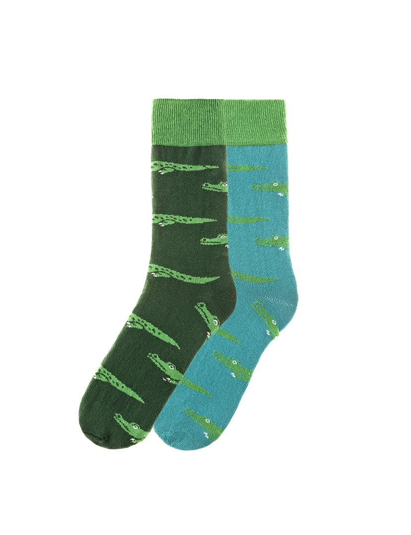 2 Pares de Meias multicoloridos