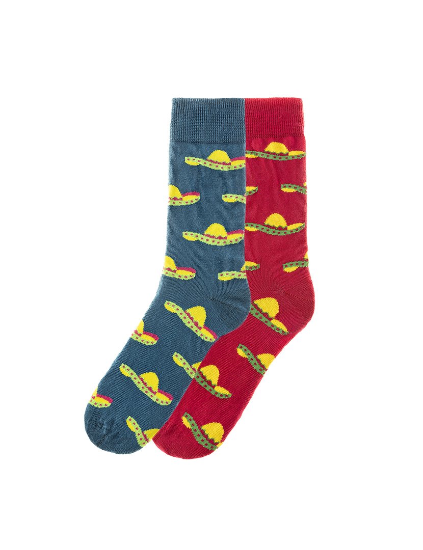 2 Pares de Meias multicoloridos