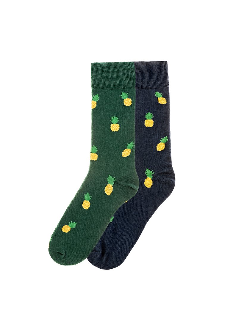 2 Pares de Meias multicoloridos