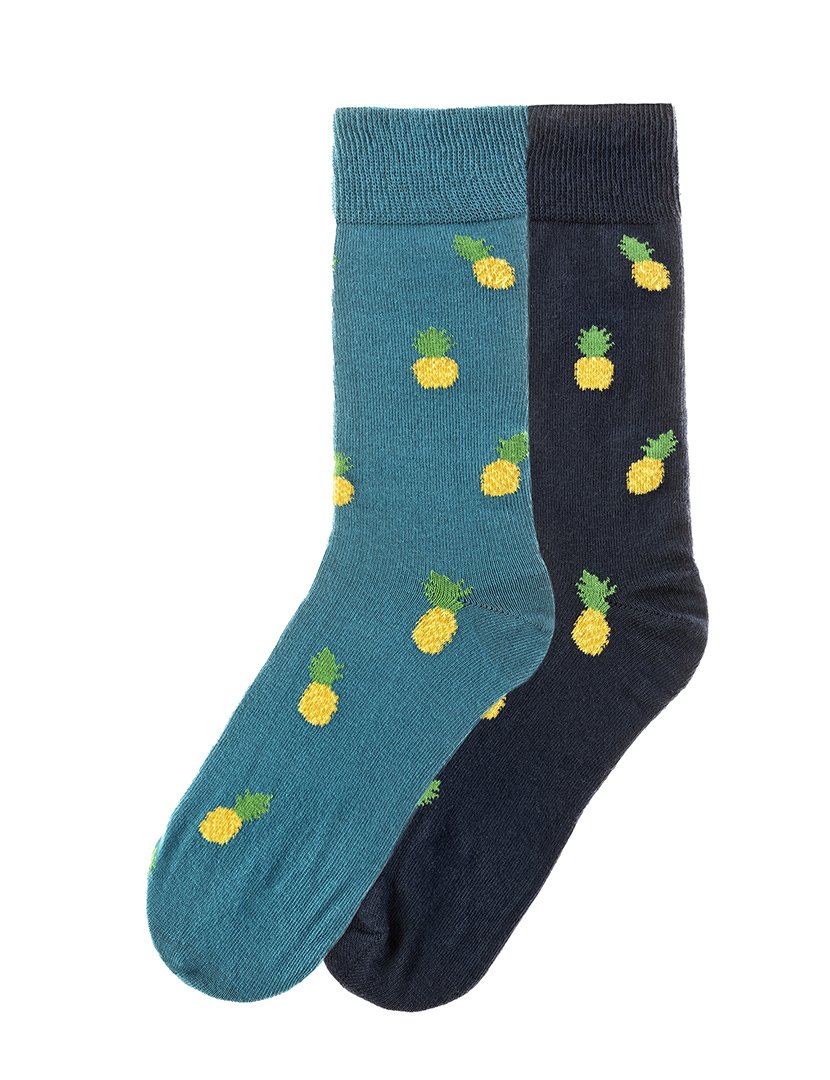 2 Pares de Meias multicoloridos