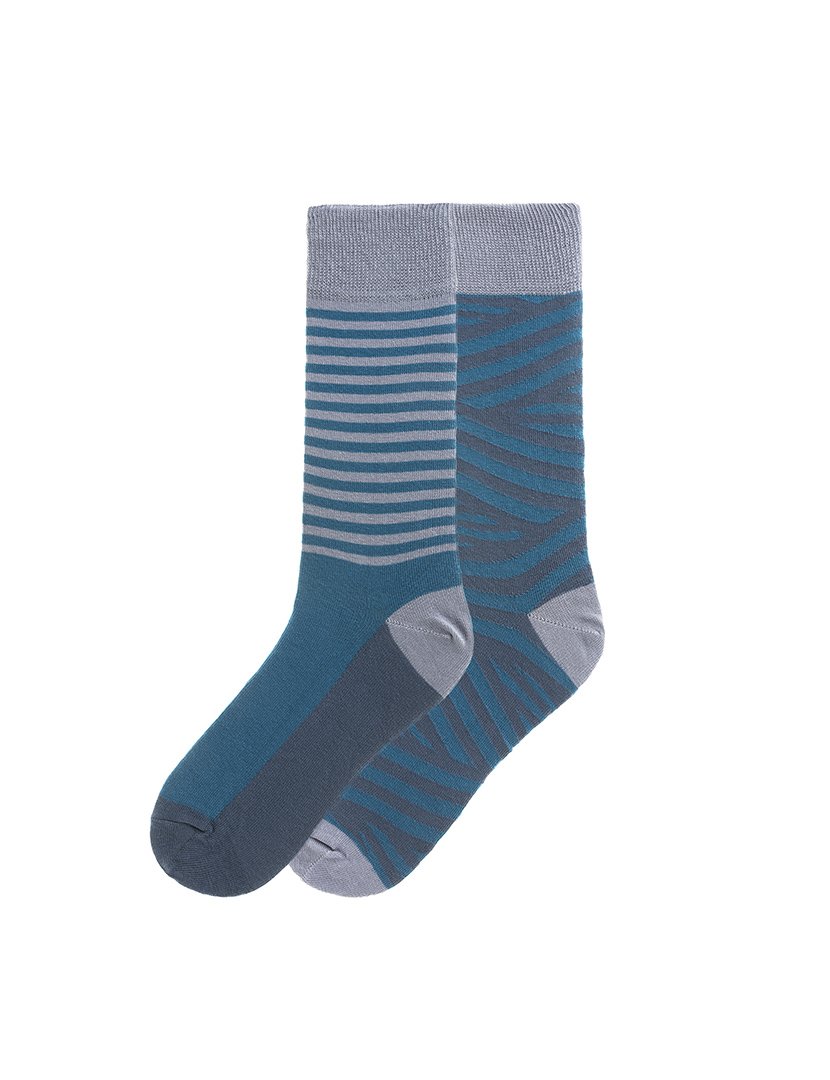 2 Pares de Meias multicoloridos