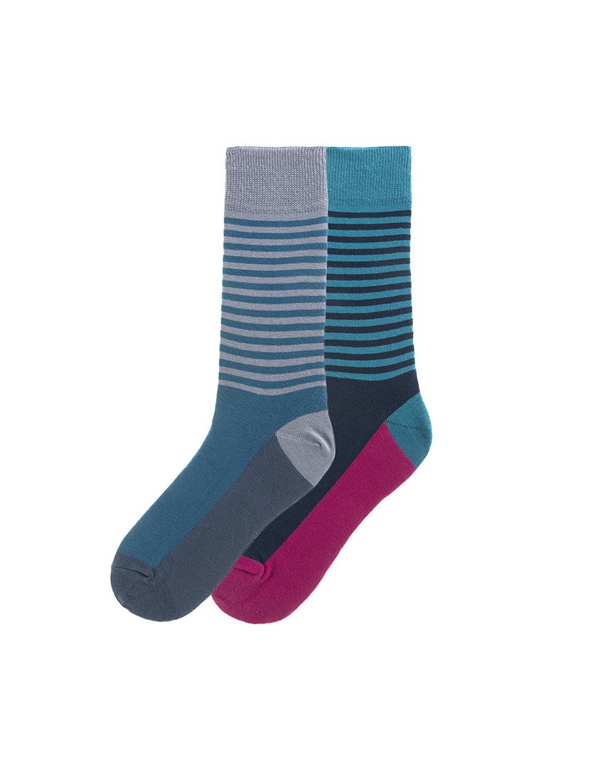 2 Pares de Meias multicoloridos