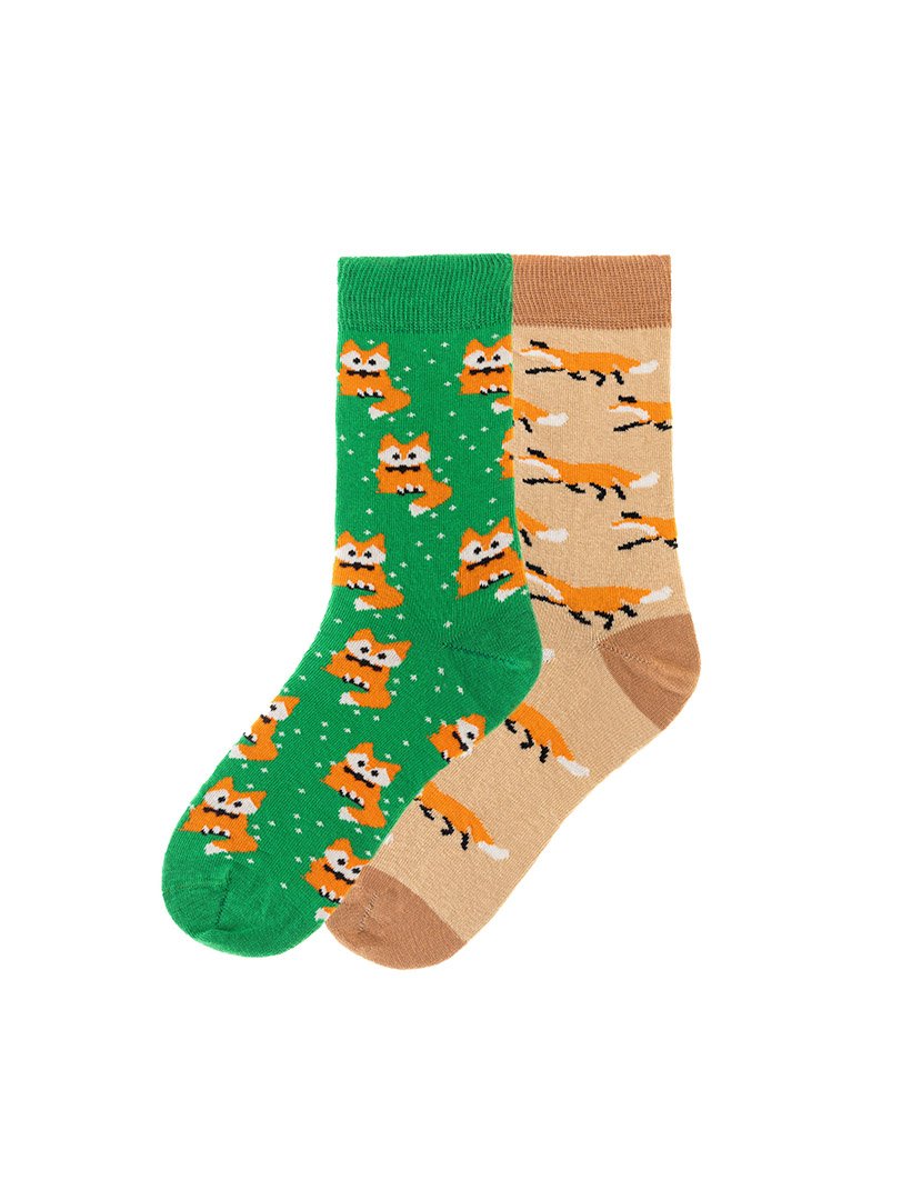 2 Pares de Meias multicoloridos