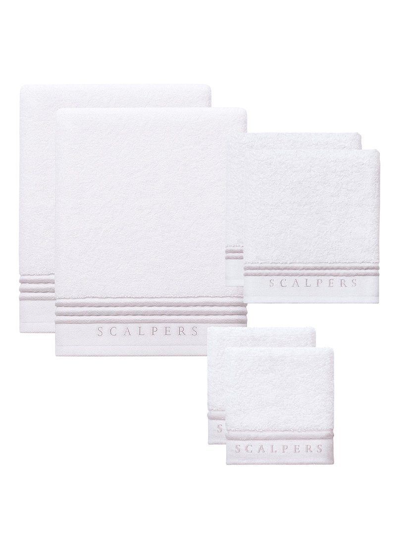 Conjunto de 6 toalhas de banho (2 toalhas de rosto 30x50cm + 2 toalhas de mão 50x90cm + 2 toalhas de banho 70x140cm) Cinzento