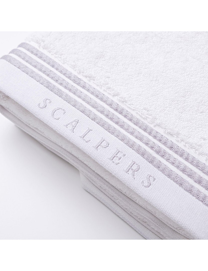 Conjunto de 6 toalhas de banho (2 toalhas de rosto 30x50cm + 2 toalhas de mão 50x90cm + 2 toalhas de banho 70x140cm) Cinzento