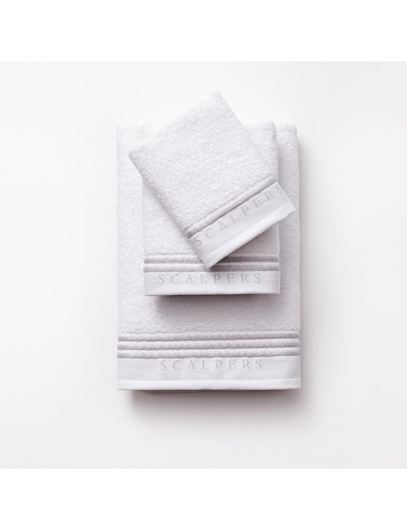 Conjunto de 6 toalhas de banho (2 toalhas de rosto 30x50cm + 2 toalhas de mão 50x90cm + 2 toalhas de banho 70x140cm) Cinzento