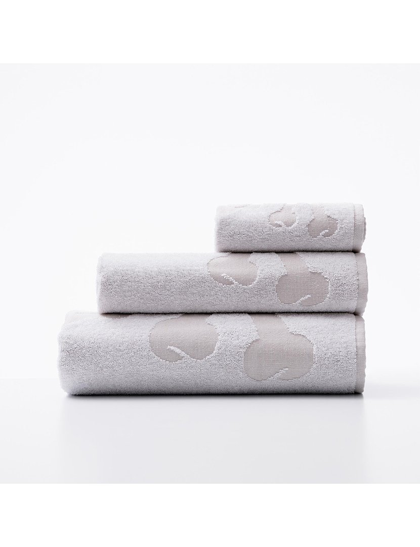 Conjunto de 6 toalhas de banho branco 