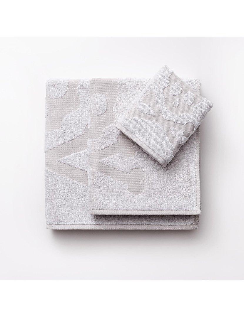 Conjunto de 6 toalhas de banho branco 