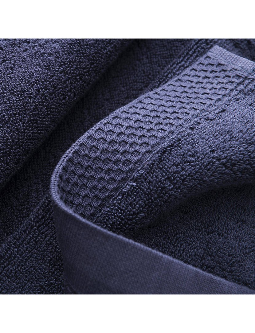 Conjunto de toalhas Nidus azul marinho