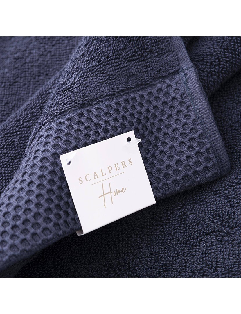 Conjunto de toalhas Nidus azul marinho