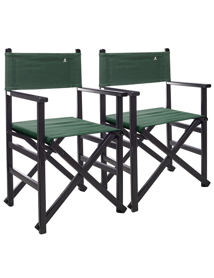 Conjunto 2 cadeiras Realizador Verde Escuro