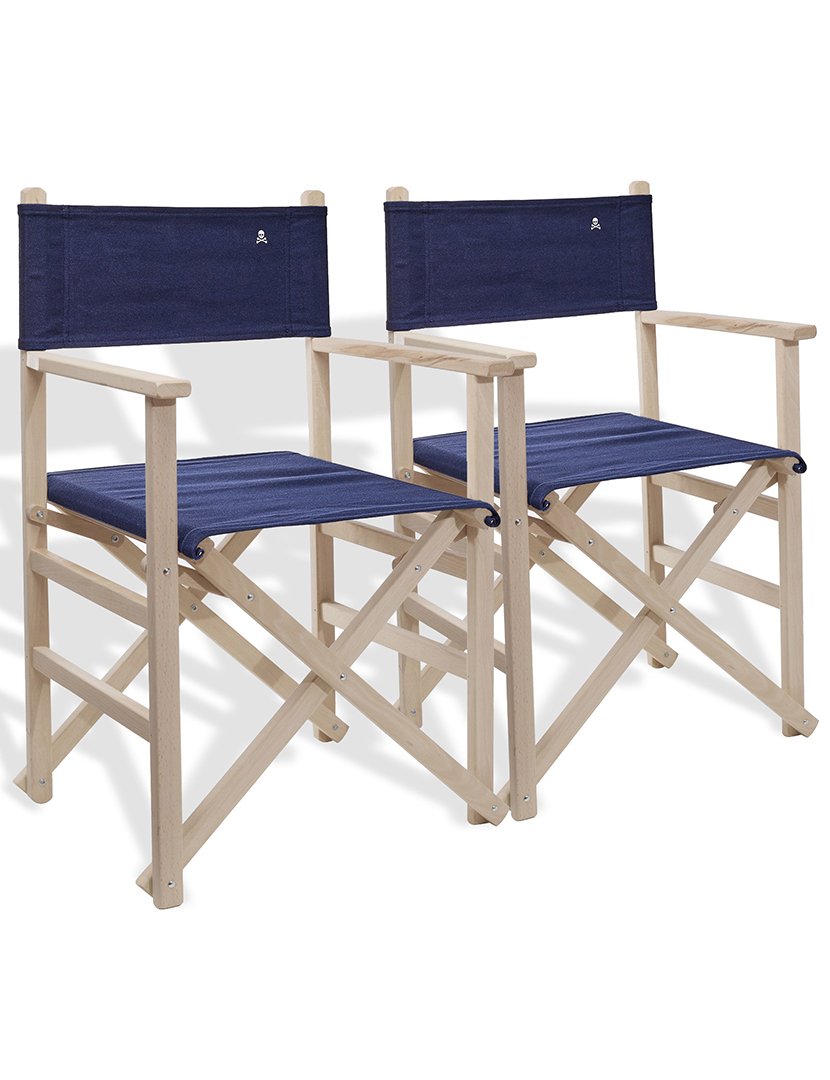 Conjunto 2 cadeiras Realizador Azul Escuro