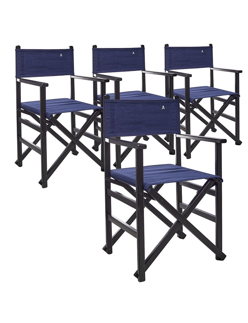 Conjunto 4 cadeiras Realizador Azul