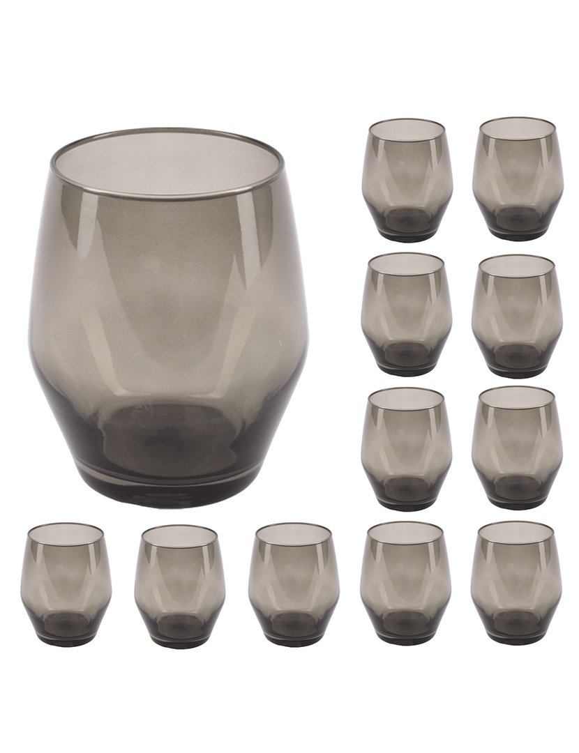 Conjunto 12 copos água cristal 370ml