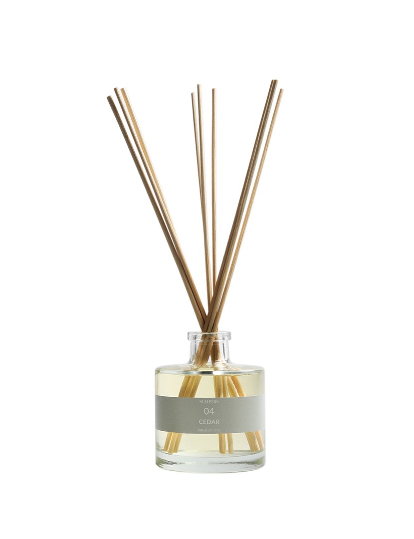 Difusor de mikado 200ml com aroma de escalpelamento de cedro