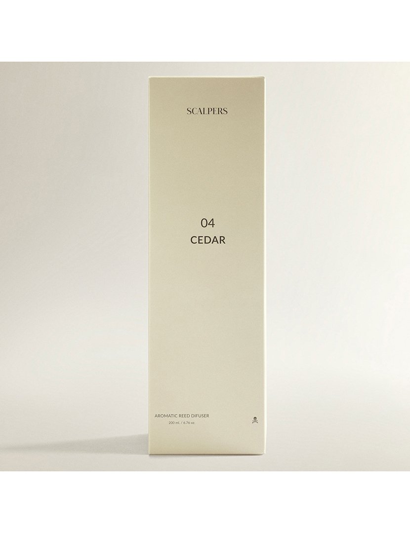 Difusor de mikado 200ml com aroma de escalpelamento de cedro