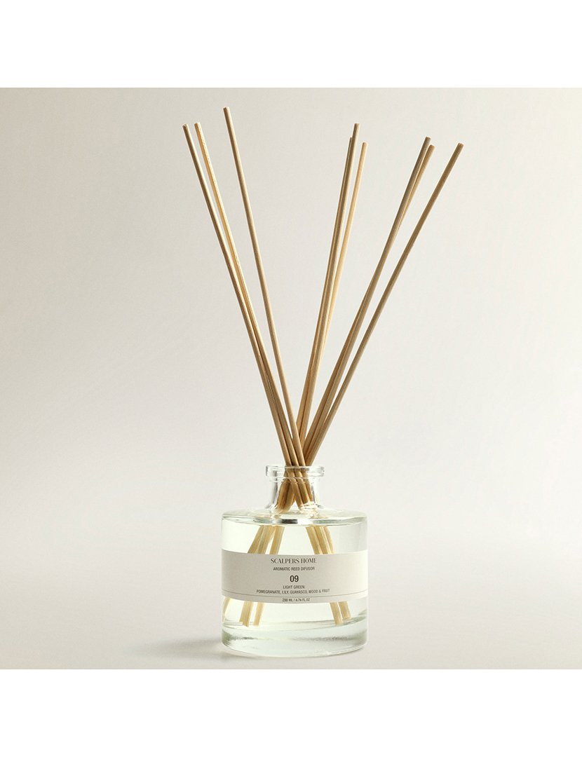 Difusor de aroma Mikado 200ml, verde claro, Scalpers