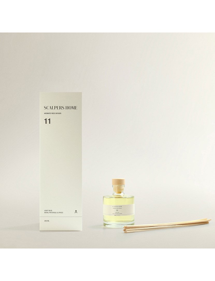 Difusor de mikado de 200 ml com aroma de lótus branco da Scalpers