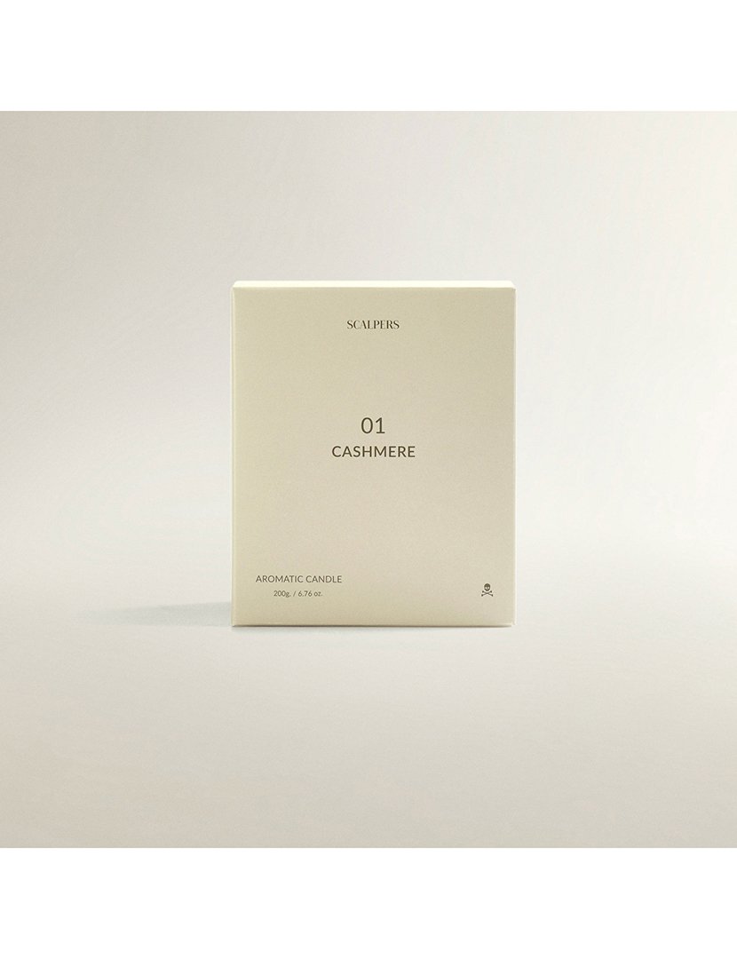 Vela perfumada 200gr aroma caxemira scalpers