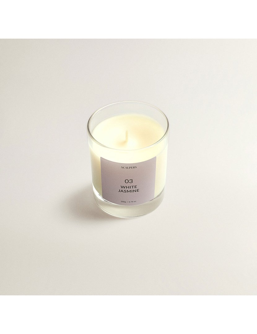 Vela perfumada de jasmim branco Scalpers 200g