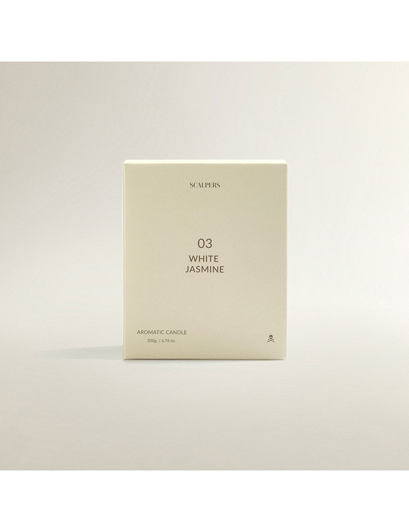 Vela perfumada de jasmim branco Scalpers 200g