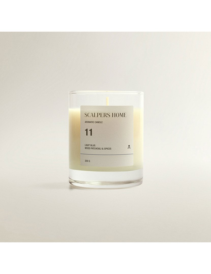 Vela aromática 200gr aroma lótus branco scalpers