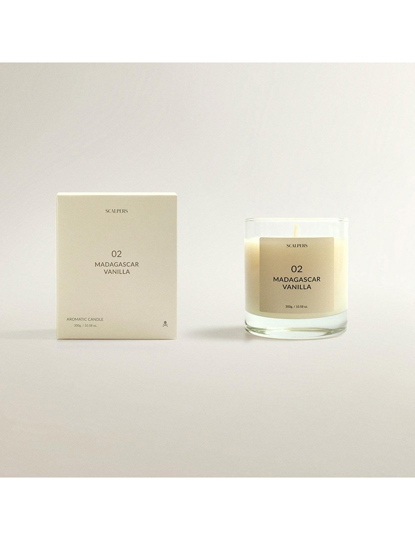 Vela perfumada Scalpers de baunilha de Madagascar 300g
