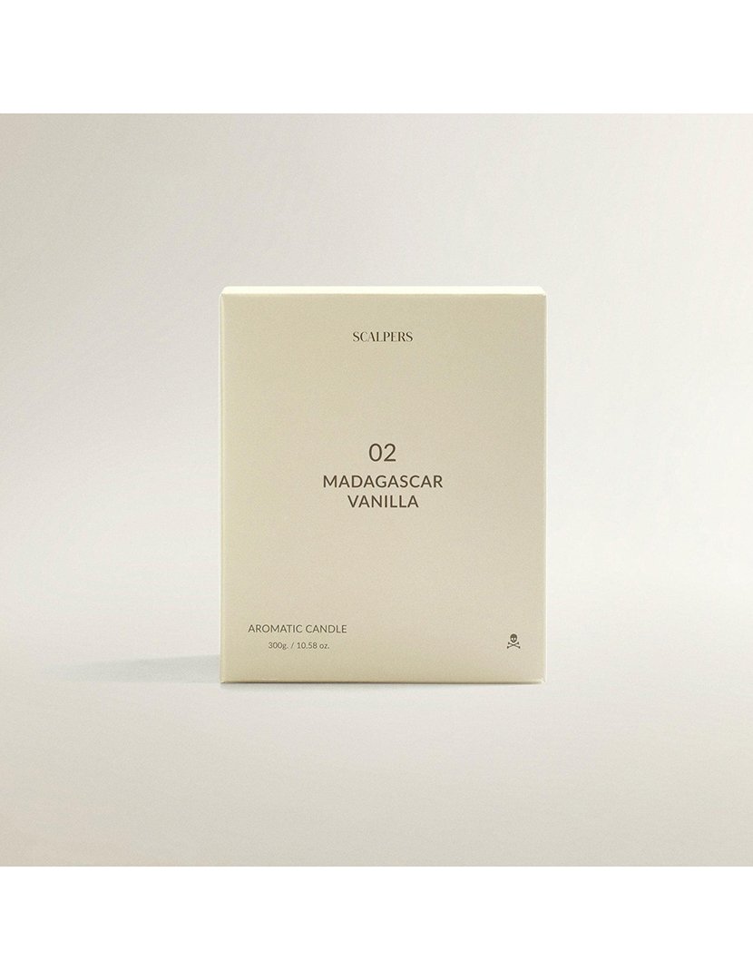 Vela perfumada Scalpers de baunilha de Madagascar 300g