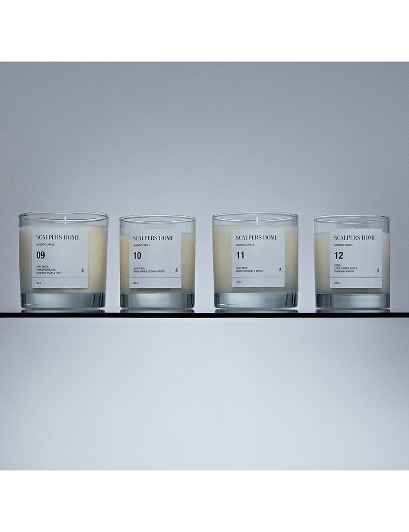 Vela perfumada 300gr aroma light pêssego scalpers