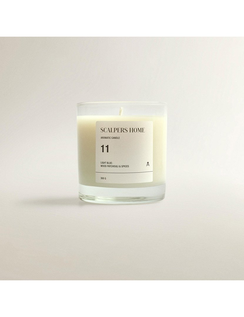 Vela perfumada 300gr aroma lótus branco scalpers