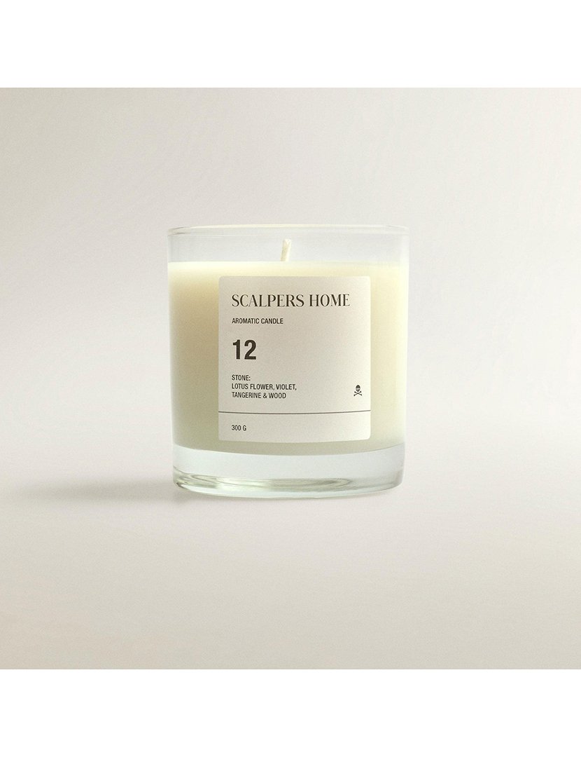Vela perfumada 300gr pedra aromática scalpers