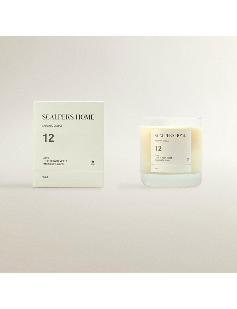 Vela perfumada 300gr pedra aromática scalpers