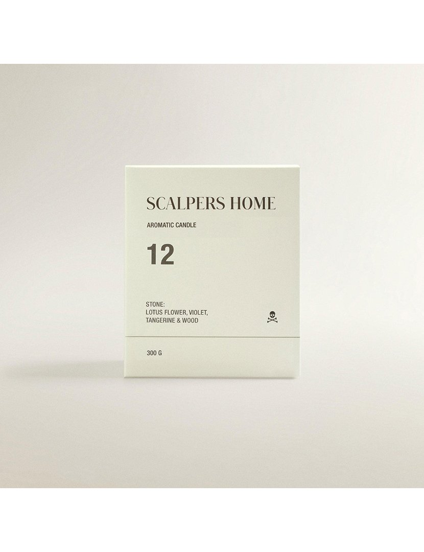 Vela perfumada 300gr pedra aromática scalpers