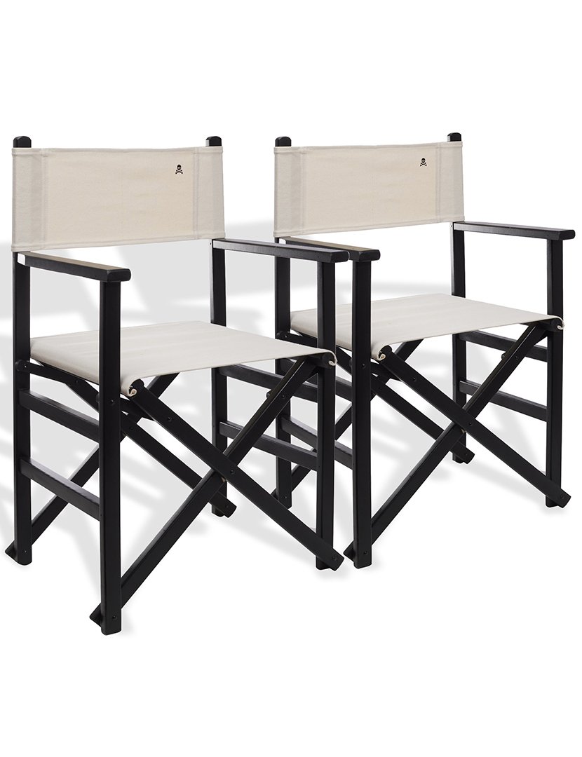 Conjunto 2 cadeiras Realizador Bege/wengué