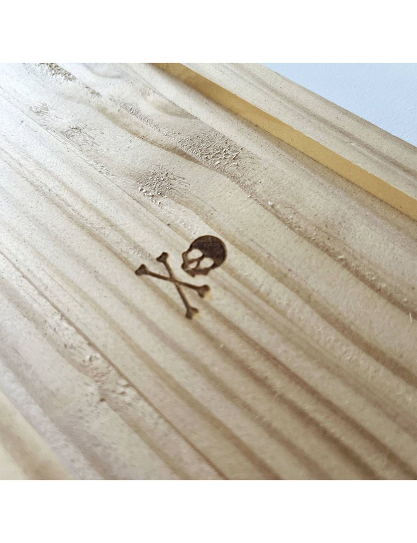 Bandeja Multiuso em Madeira 29,5x11,5 cm